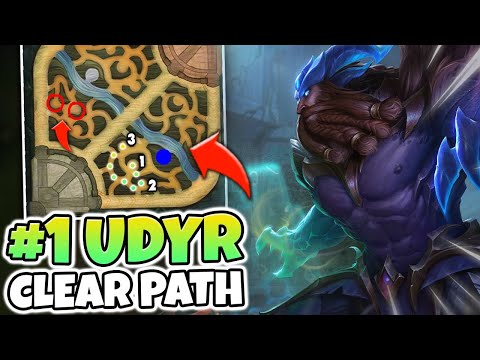 COPY THIS UDYR JUNGLE PATH TO GET AHEAD AND SNOWBALL THE GAME - League of Legends