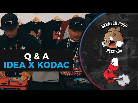 Dj Idea and Kodac Visualz Scratch Session - Unheard Dope 7" - Portable Turntable Numark PT01 Scratch