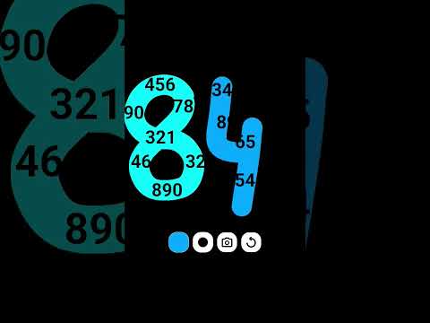 Numbers 81 to 90 #numbers #trending #maths #drawing #gaming