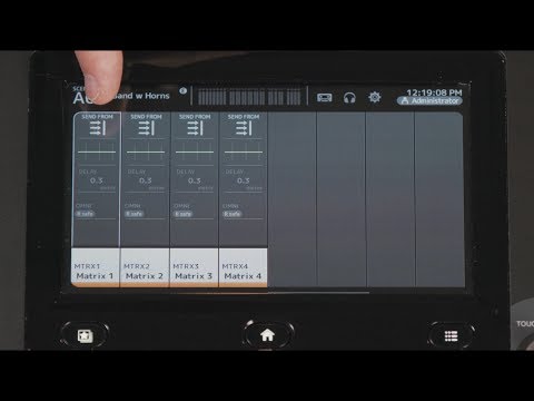Matrix Outputs – Yamaha TF QuickTips ep42