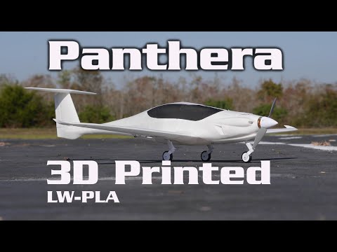 Eclipson-Airplanes 3D Printed Panthera Flight Review - LW-PLA Filament Test | HobbyView