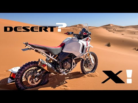 How good is the Ducati DesertX in the DESERT? Riding a heavy adventure motorcycle in deep sand!