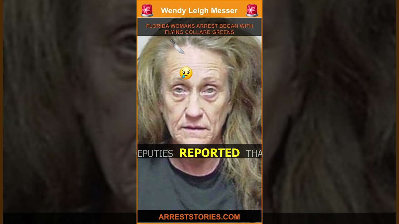 FLORIDA WOMANS ARREST BEGAN WITH FLYING COLLARD GREENS