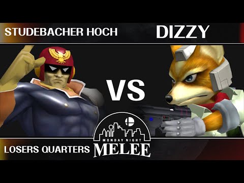 MNM 374 - Losers Quarters - Studebacher Hoch (Captain Falcon) VS dizzy (Fox) - SSBM Melee