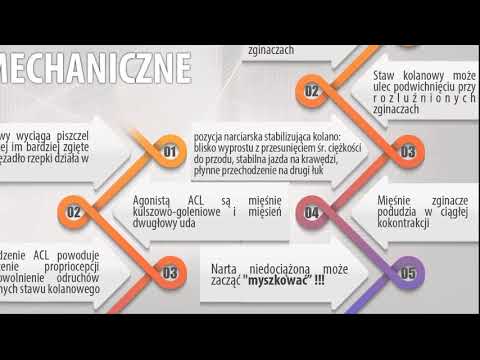 Prezentacja infografika - urazy narciarskie