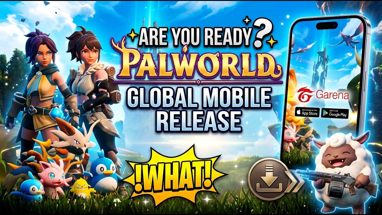 Garena Palworld Online Mobile Officially Announced! 🔥 New MMORPG Gameplay, Features & Release Detail