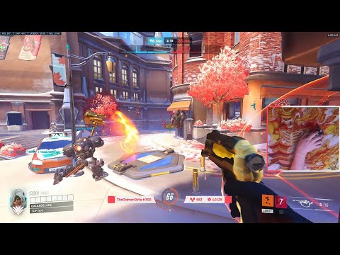 2000+hours on Ana - GALE ! INSANE TOP 500 ANA GAMEPLAY OVERWATCH 2 SEASON 1