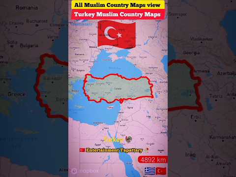 Turkey Muslim Country full Location Maps#short #shortvideo #turkey #muslim #maps #islam #Allahuakbar