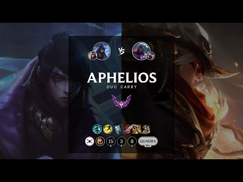 Aphelios ADC vs Varus - KR Master Patch 12.17