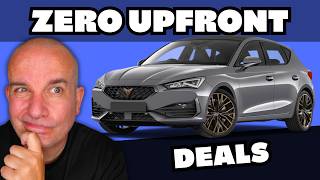 5 x ZERO DEPOSIT CAR LEASE DEALS For Less Than £300 PER MONTH