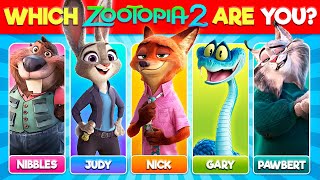 Which Zootopia 2 Character Are YOU? Personality Test