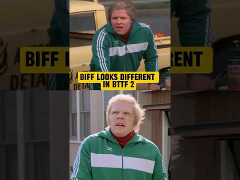 Biff Tannen looks different in ‘Back to the Future 2’ #backtothefuture