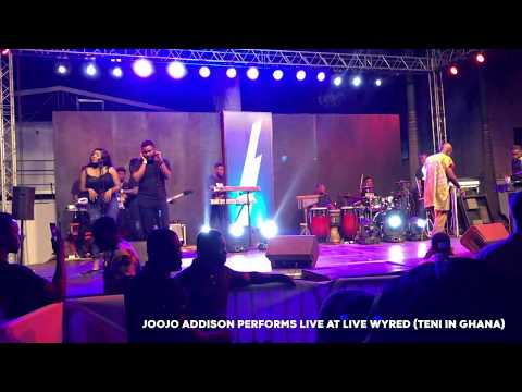 Joojo Addison Performs Live at "Live Wyred" (Teni Live In Ghana)