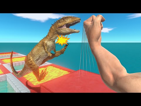 Extreme Challenge: Punching into Lava or Water (Sharks) | Arbs - Animal Revolt Battle Simulator 🔥