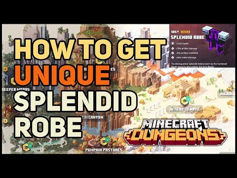 WoW Quests - How to get Splendid Robe Unique Battle Robe Minecraft Dungeons