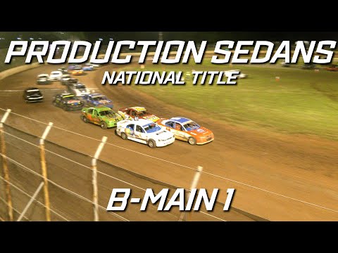 Production Sedans: 2021/22 National Title - B-Main 1 - Kingaroy Speedway - 17.04.2022