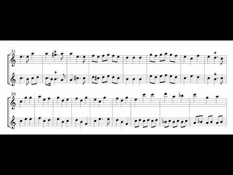J.  Mattheson, Sonata n. 1 op. 1 for 2 alto reccorders