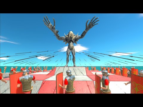 Surrounded by the Romanus army and Archers - Animal Revolt Battle simulator