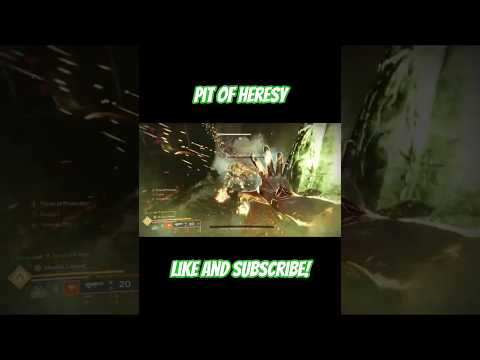 Solo Flawless Pit of Heresy in 3 Minutes #destiny2 #dungeon #soloflawless #destiny2warlock #gameplay