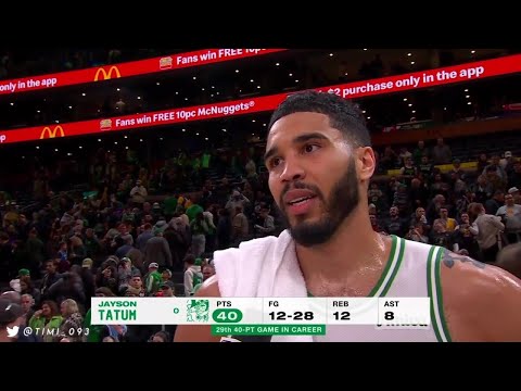 Jayson Tatum Highlights vs Los Angeles Lakers (40 pts, 12 reb, 8 ast) | 2024-25 NBA Season