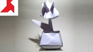 Как сделать оригами ВАЗУ из бумаги А4?