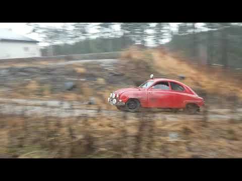 1958 Saab 93b Test drive prior to Rally Monte Carlo Historique 2020