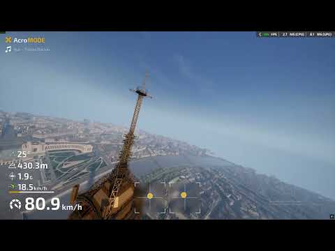 Chill FPV Freestyle in Paris | TRYP FPV Simulator