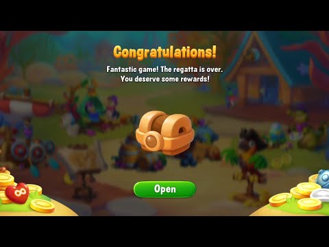 @Fishdom Win Strikes 11384 - 11386. Sailing Regatta Stage 1 Finished