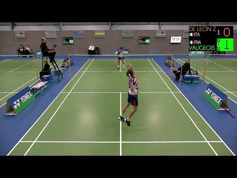 Zyver John De Leon 🇮🇹 - Arthur Vaugeois 🇫🇷, MS, Yonex Dutch Junior International 2023