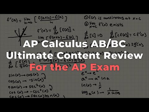 AP Calculus AB / BC - Ultimate Content Review
