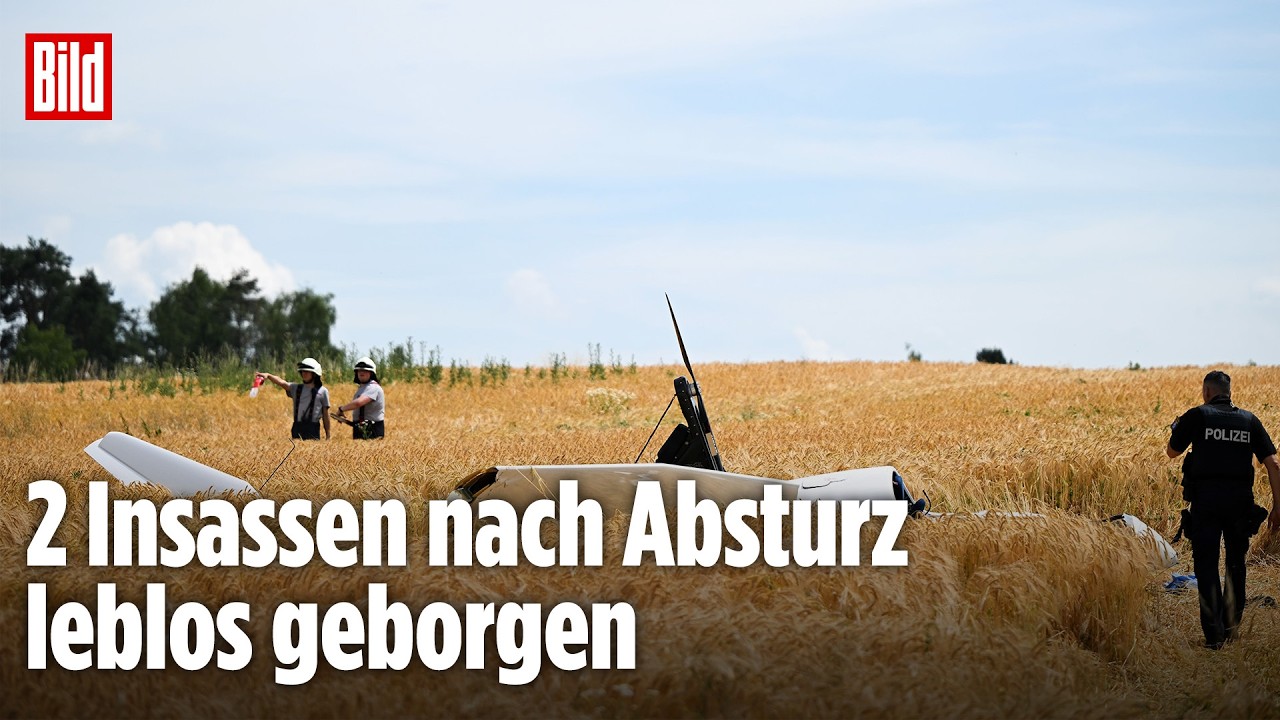 HESSEN: Zwei Tote bei Kleinflugzeug-Absturz in Pohlheim – Rettungskräfte im Großeinsatz!