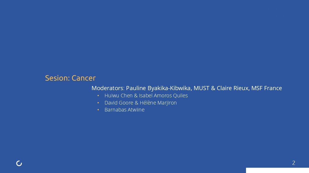 Session | Cancer