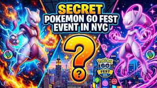 🔥SECRET POKÉMON GO FEST EVENT IN NEW YORK CITY? EXCLUSIVE RAID? EXCLUSIVE BACKGROUND?