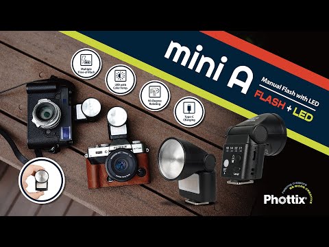 LEDライト付きミニフラッシュ mini A Phottix｜フォティックス 通販