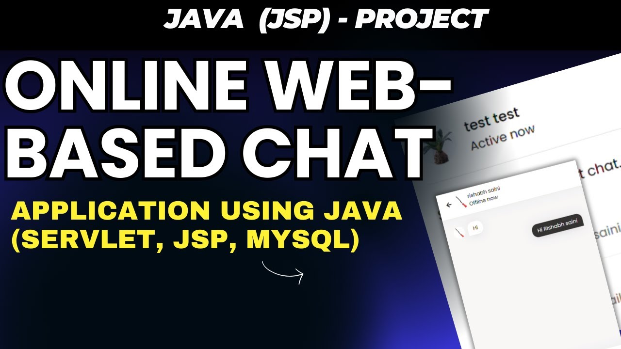Online Chatting  Web Application Using Java and MySQL | JSP | Tomcat |