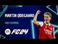 EA FC24 Player Creation Guide: MARTIN ODEGAARD Lookalike Face Tutorial + Stats