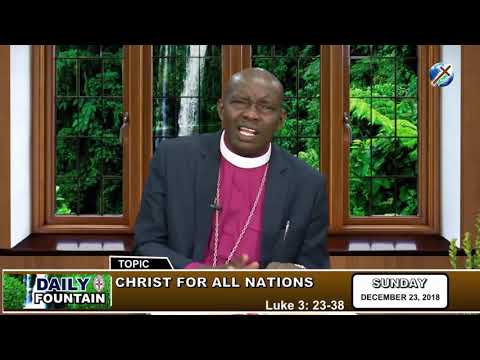 DAILY FOUNTAIN OF DECEMBER 23, 2018 - RT. REV'D GODFREY IFEANYI EKPENISI