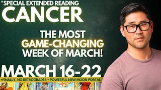 Cancer - THIS GOES DEEP! EXPECT CHANGE LIKE YOU NEVER SEEN ❤️🌠 March 16-22 Tarot Horoscope