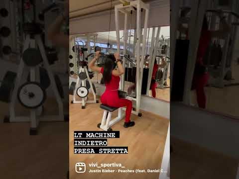 LAT MACHINE INDIETRO PRESA STRETTA #allenamento #esercizi #dieta #palestra #allenarsi  #casa #pesi