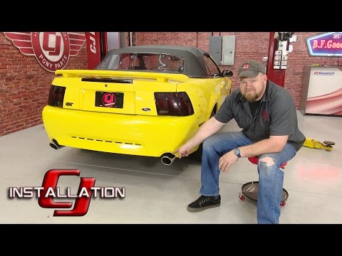 Mustang Borla Cat-Back Exhaust System Stainless Steel 2-1/2" S-Type Stinger 1999-2004 Installation