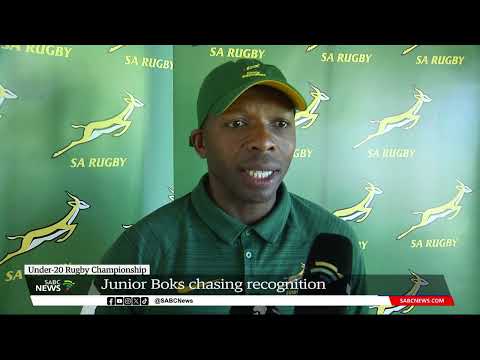 Under-20 Rugby Championship | Junior Boks chasing recognition