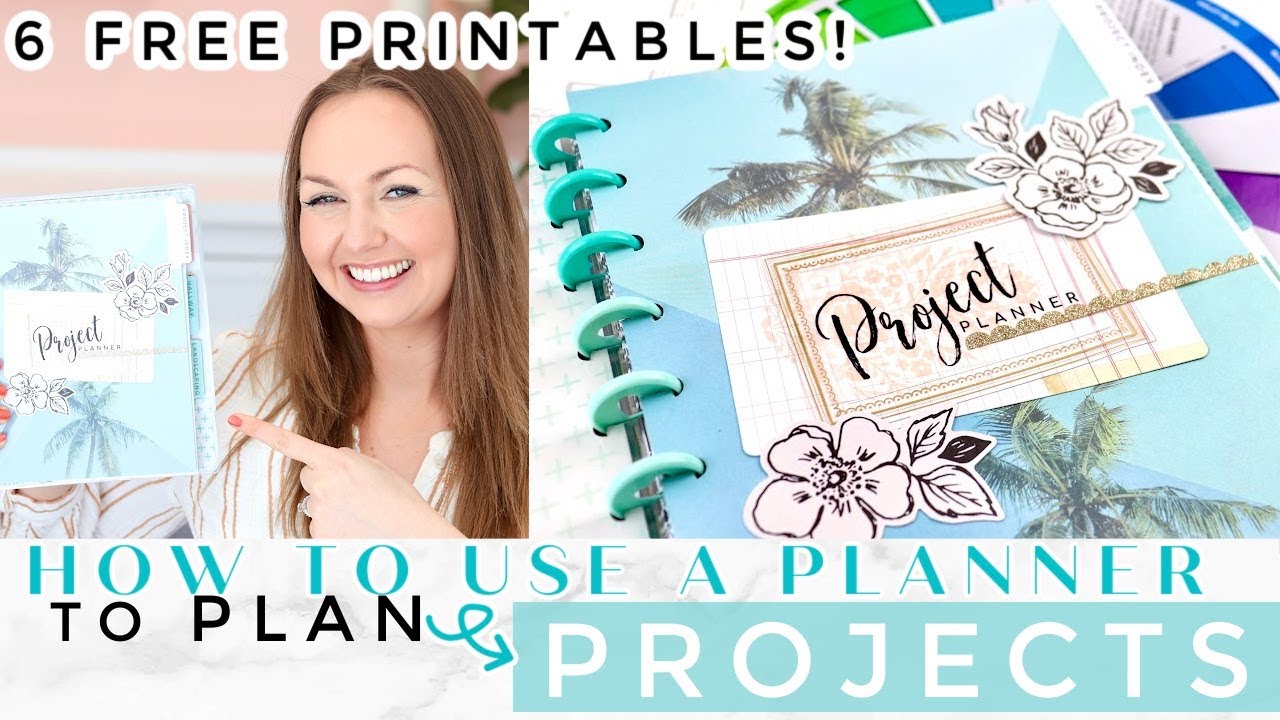 6 Free Printables! Ideas for How to Use Your Project Planner to Plan Creative Projects [Ep 1]
