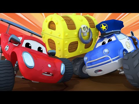 Monster Town - Die Falle - Lastwagen Zeichentrickfilme für Kinder 🚓 🚒