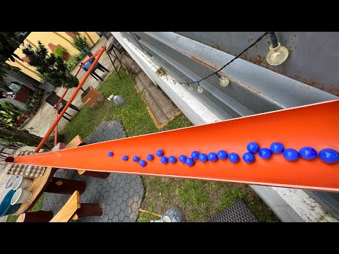Rolling Marbles using PVC Pipes#running #marblerace #satisfyingvideos #foryoupage |Marbles ASMR Fun