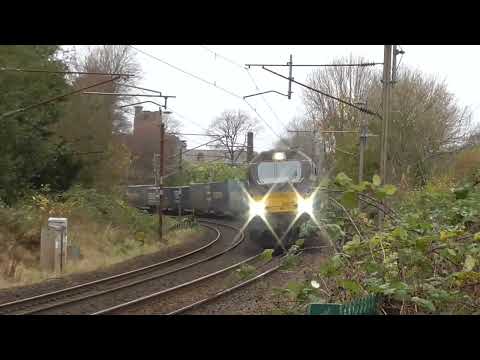 68017/68002 4m27 Mossend Yard - Daventry, Sat. 26th November 2022