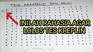 Download lagu Trik Tes Kreplin dan Pauli mp3