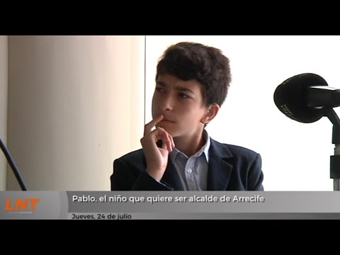 Pablo, el niño que quiere ser alcalde de Arrecife