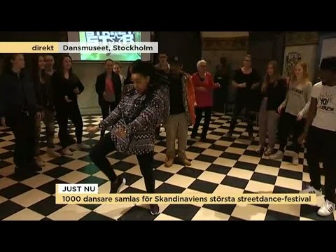 Maria Forsblom på plats på Skandinaviens största streetdance-festival - Nyhetsmorgon (TV4)