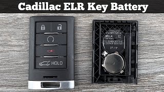 2014 CADILLAC ELR Key Fob Battery Replacement - How To DIY Replace Change ELR Remote Batteries