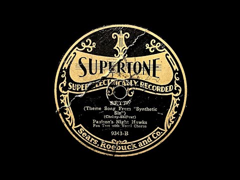 1929 Paulsons Night Hawks (Elmer Grosso) ‘Betty’ Harold Arlem, V.